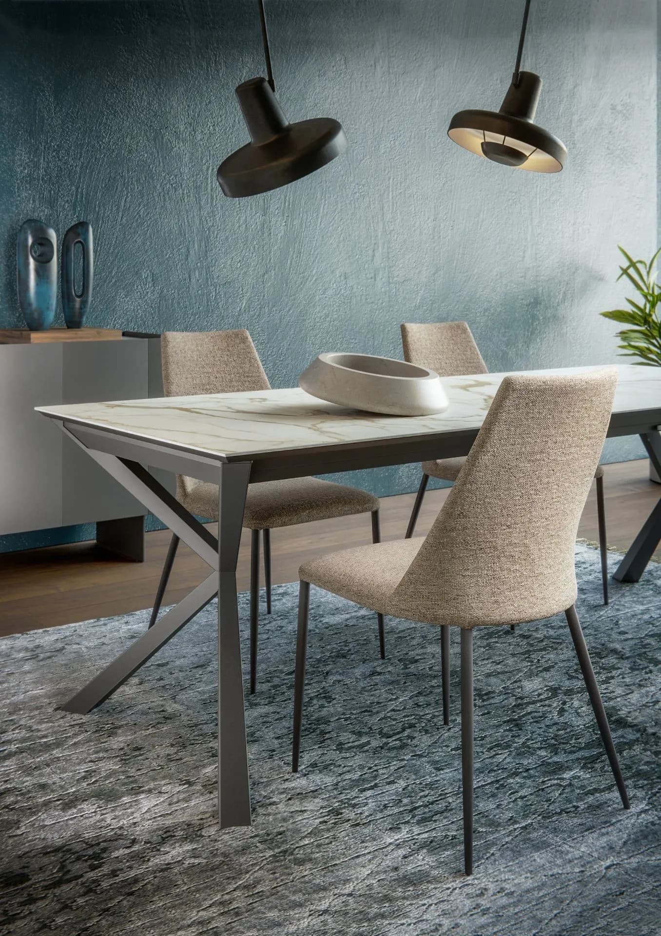 Sedia con schienale alto Kelly di Ambianceitalia