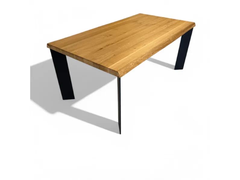 Tavolo Tabla in Rovere Massello – Super Offerta -55%! | Design Artigianale Made in Italy | Prezzo Outlet Imperdibile
