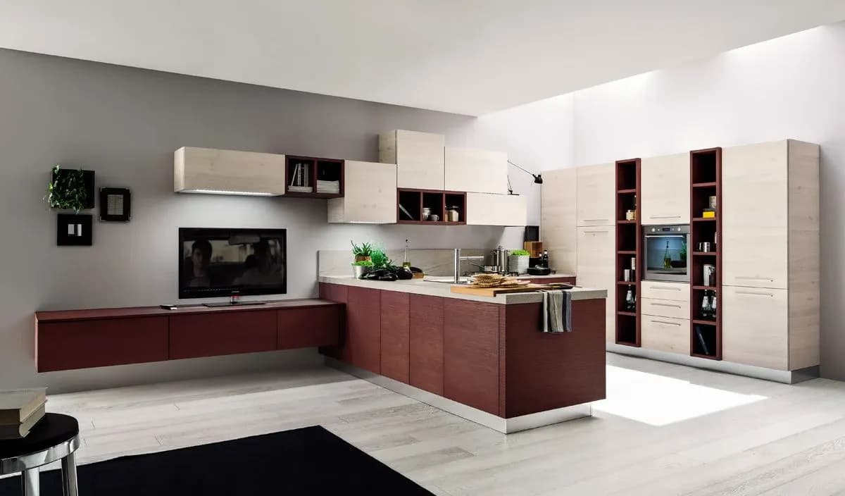 Cucina Arrex Zenzero in rovere – Design Moderno & Qualità Artigianale a Prezzo Outlet! -30