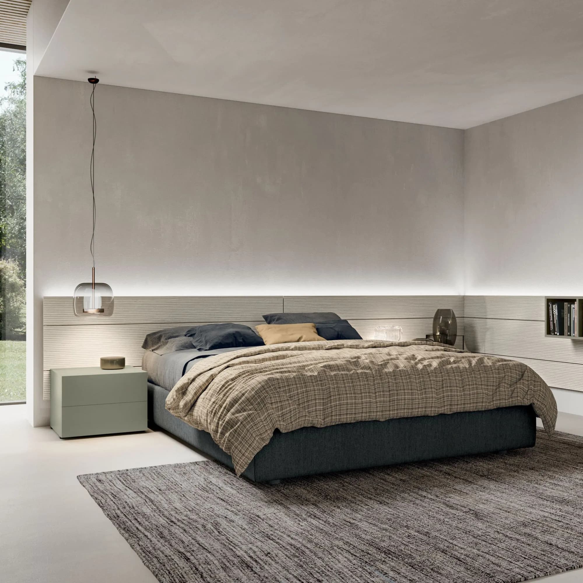 Camera completa Power Night 01 di ZG Mobili – Eleganza e risparmio in stile moderno