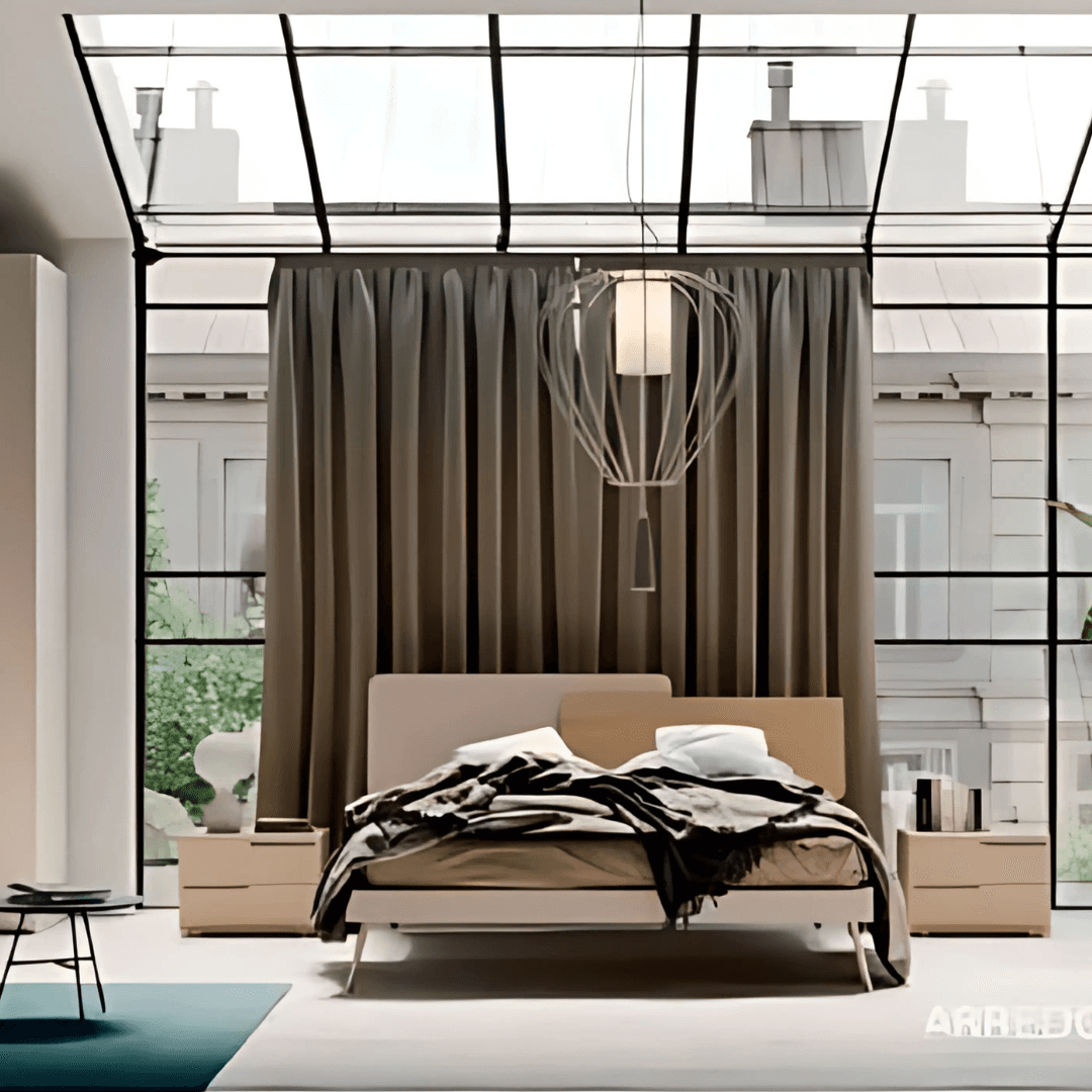 Camera Matrimoniale Orme – Composizione Light 02 con letto Loli a Prezzo Outlet
