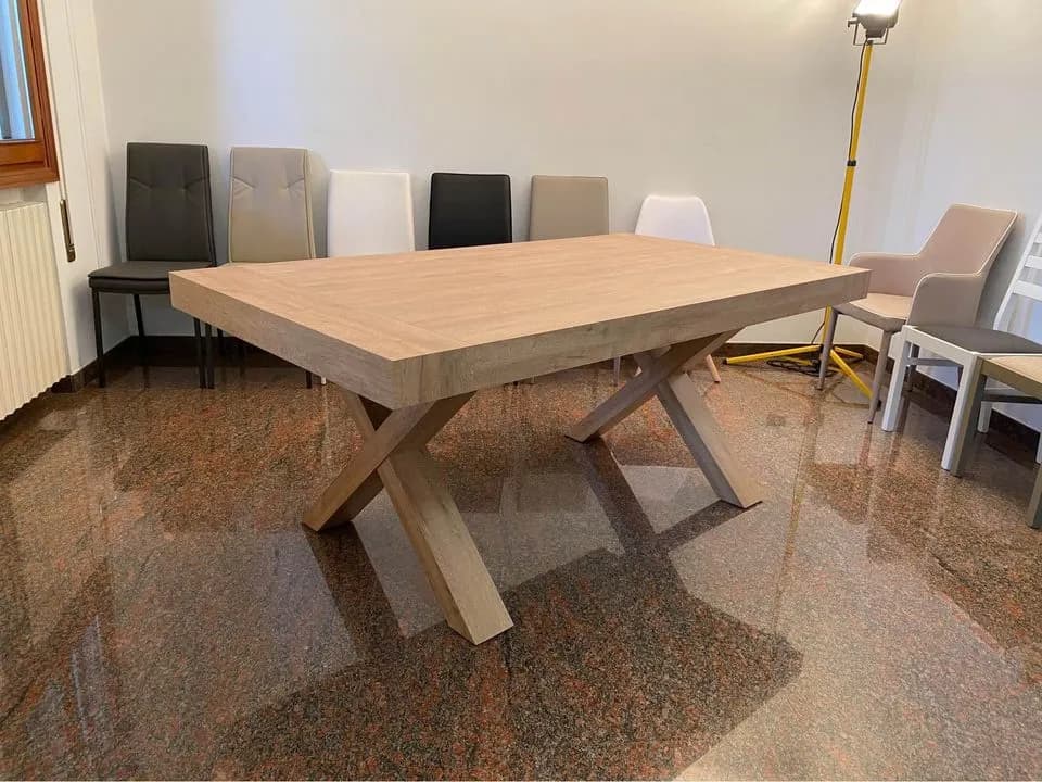 Tavolo Xtra Lion's – Design rustico moderno, allungabile fino a 280 cm! - Prezzo Outlet