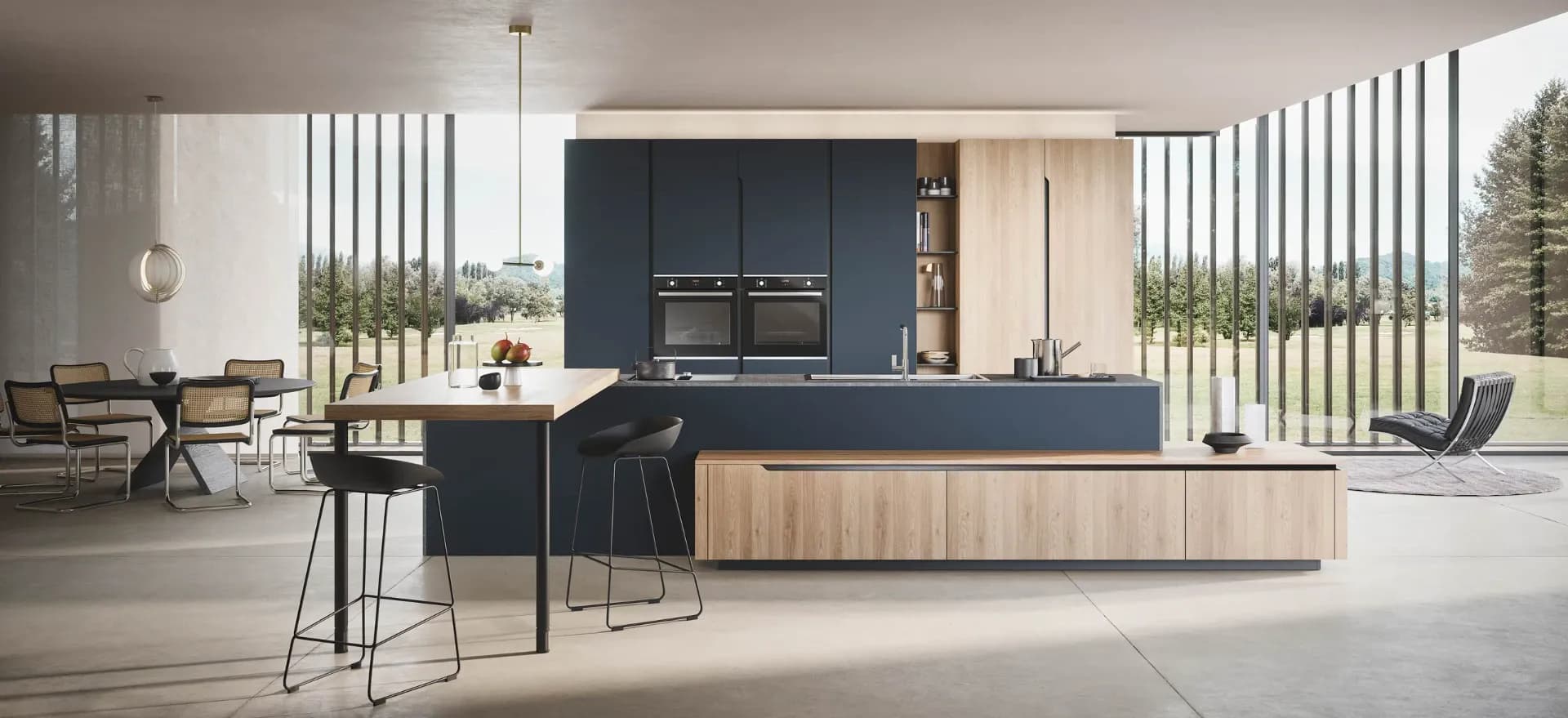 Cucina Lesmo Dibiesse – Design esclusivo con gola curva – Sconto 30%! Risparmi 2445