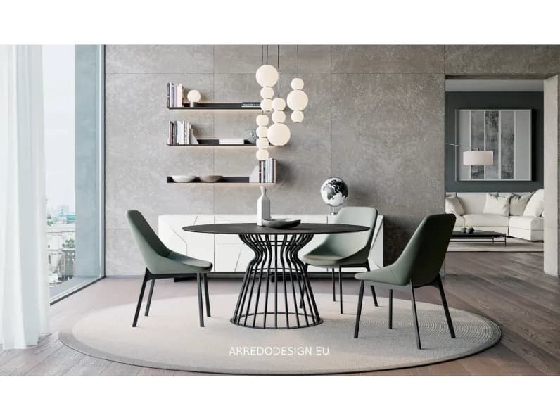 Tavolo Bomber Dall’Agnese – Design rotondo elegante a prezzo Outlet