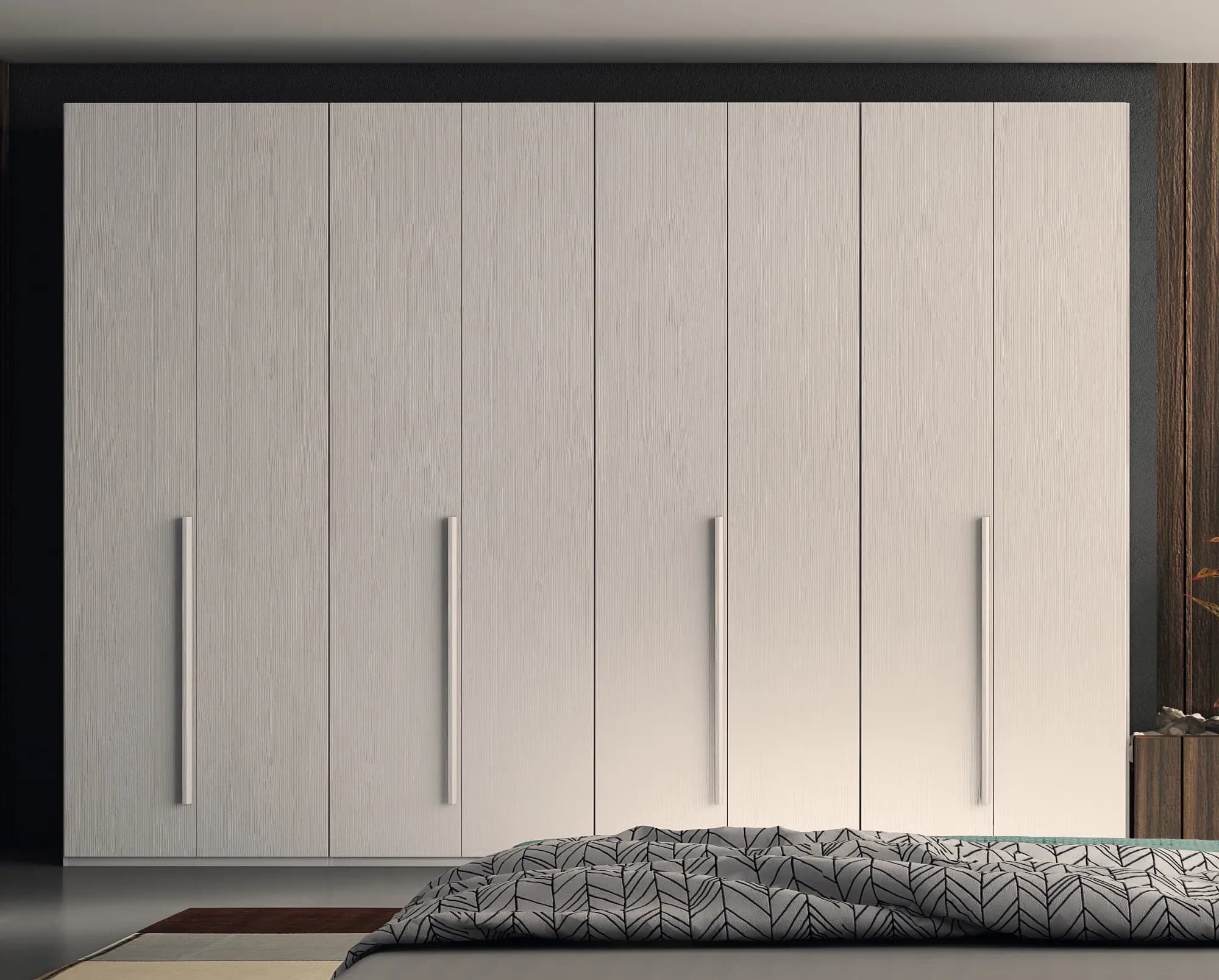 Armadio 8 Ante Maxi White Oak – Collezione Esclusiva Qualità Design Prezzo Imbattibile