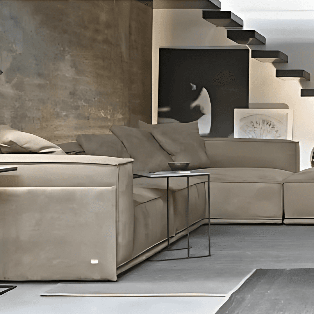 Divano Roland Doimo Salotti con penisola — Super offerta outlet su misura
