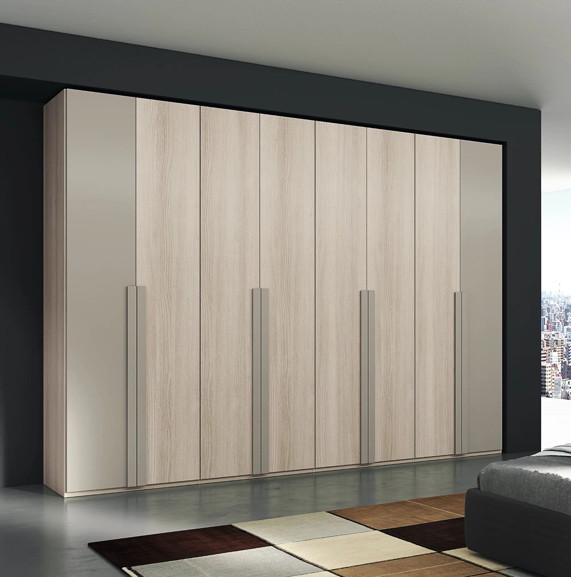 Armadio Maxi OAK Grey con Ante Scorrevoli — Qualità, Design e Prezzo Imbattibili