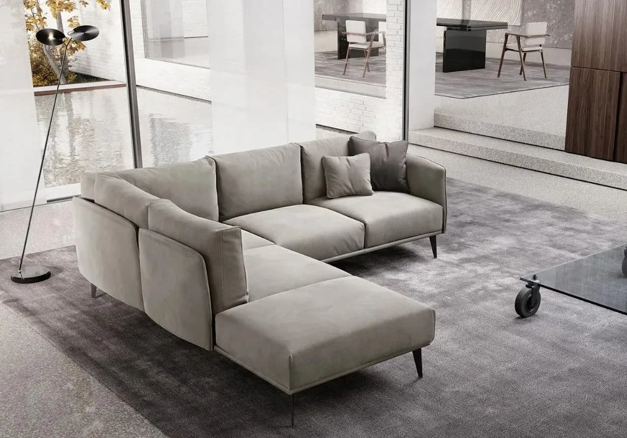 Divano angolare Stuart di Doimo Salotti - Super Offerta Outlet -35