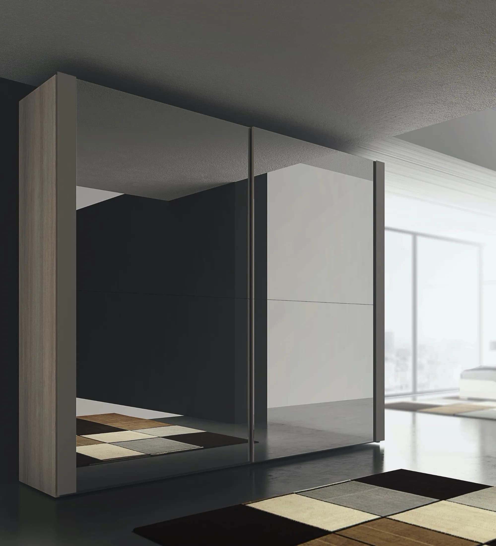 Armadio Scorrevole Lions BK31 Mirror — Qualità, Design e Prezzo Imbattibili