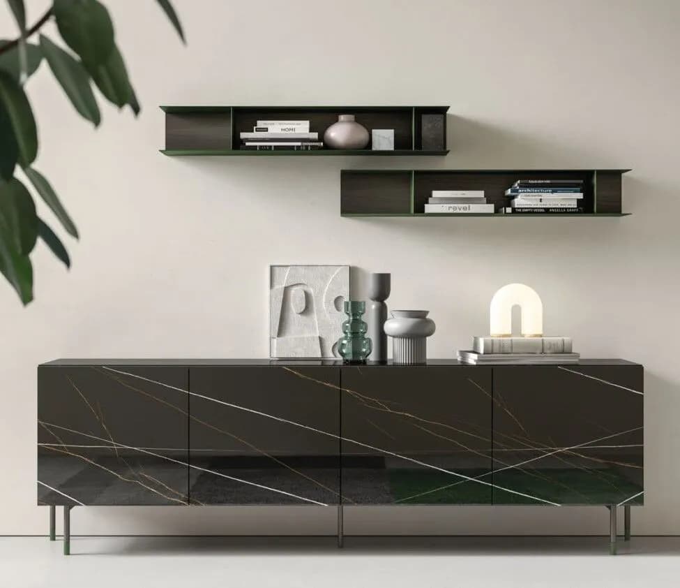 Super Offerta: Madia Vitro di Orme Design in vetro serigrafato - Prezzo Outlet