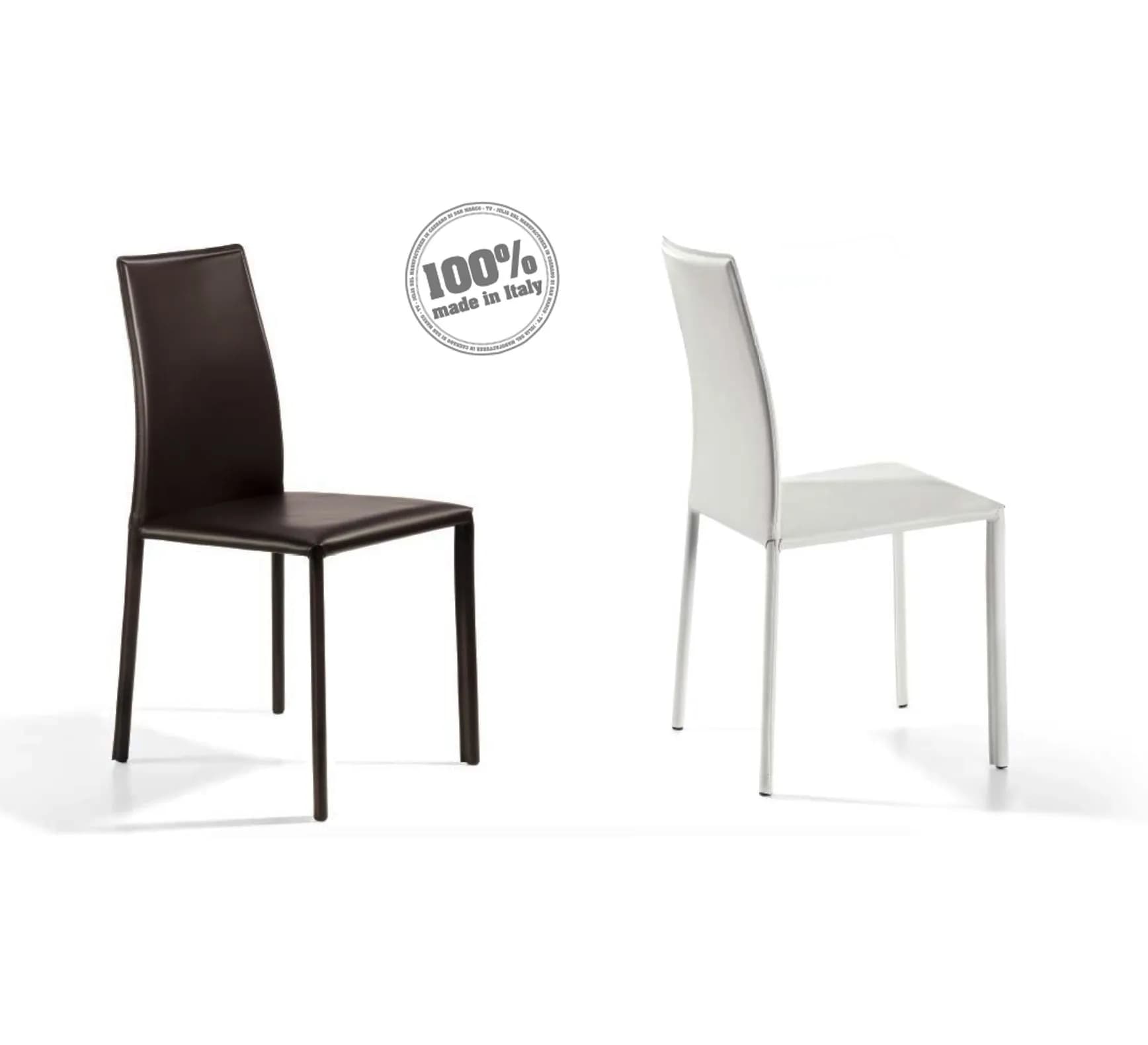 Sedia “Agata Alta / Bassa” — Julia Arredo Cuoio | Super Offerta Outlet
