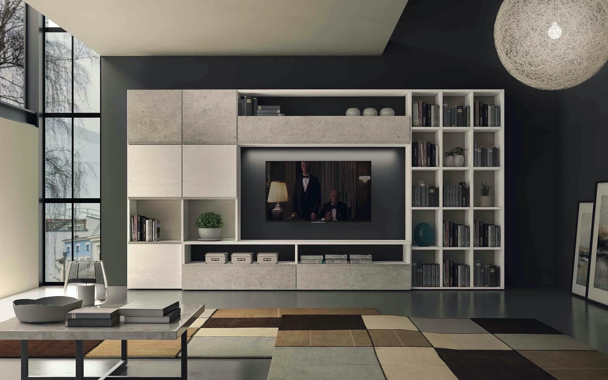 Parete Attrezzata Linea Velvet 11 – Design moderno e materiali resistenti