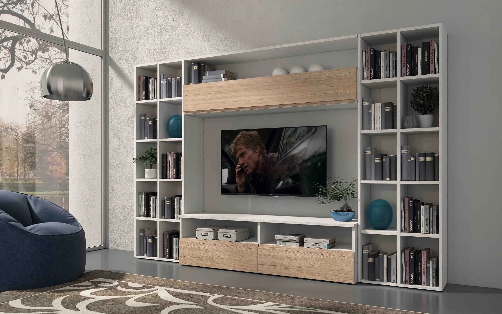 Super Offerta Parete Attrezzata Cube S05 - Design Moderno, Prezzo Outlet