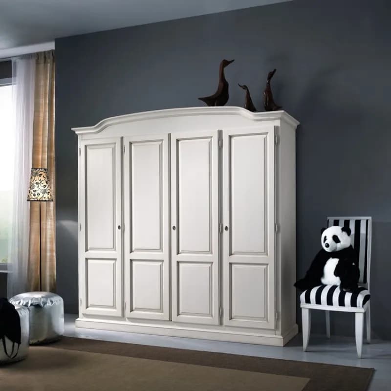 Armadio Classico Silvia in Legno Massello – Prezzo Outlet Esclusivo! – Finiture Personalizzabili