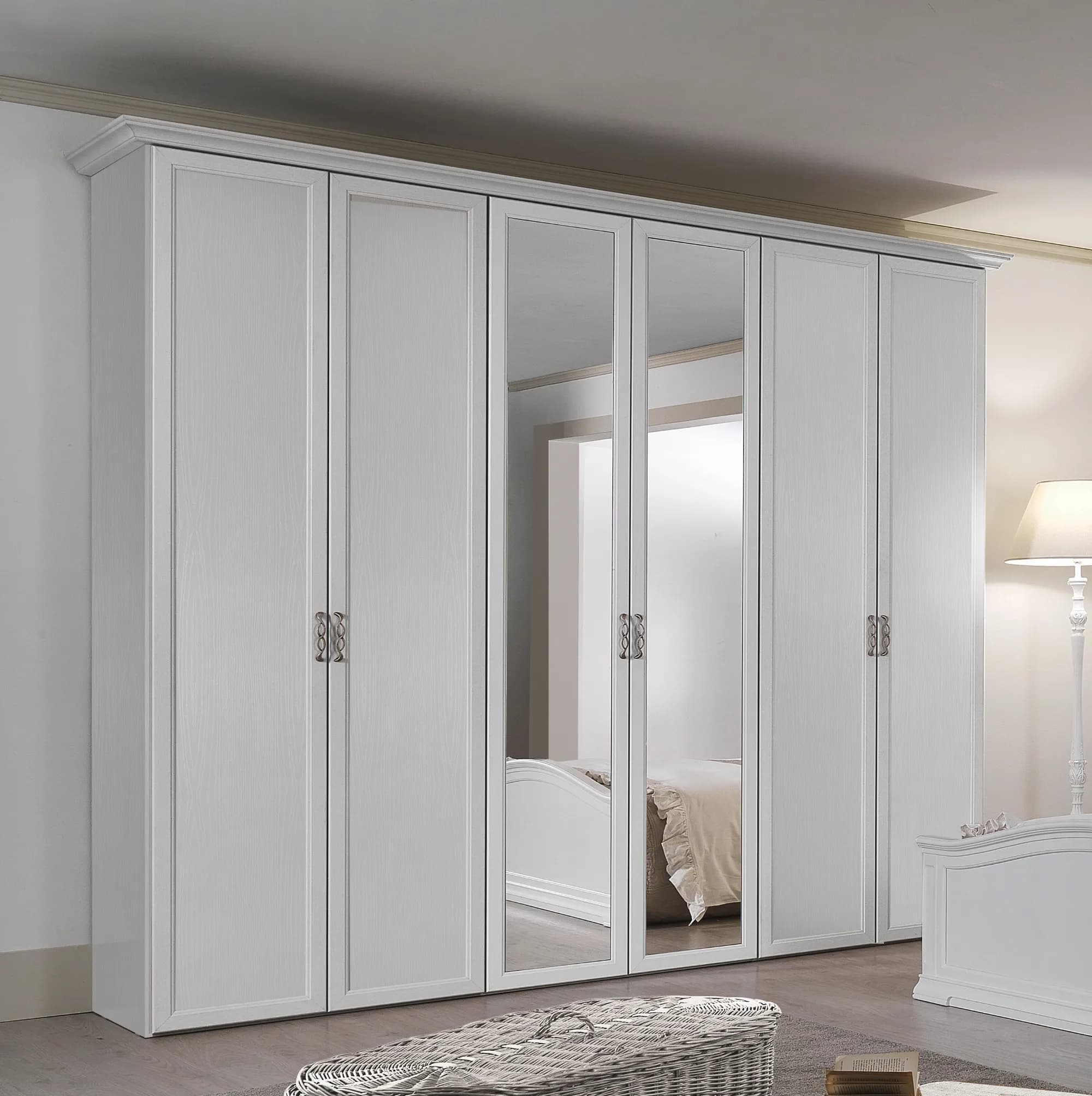 Armadio "Dalila Mirror" — Classico intramontabile con eleganza senza tempo | Prezzo outlet imperdibile