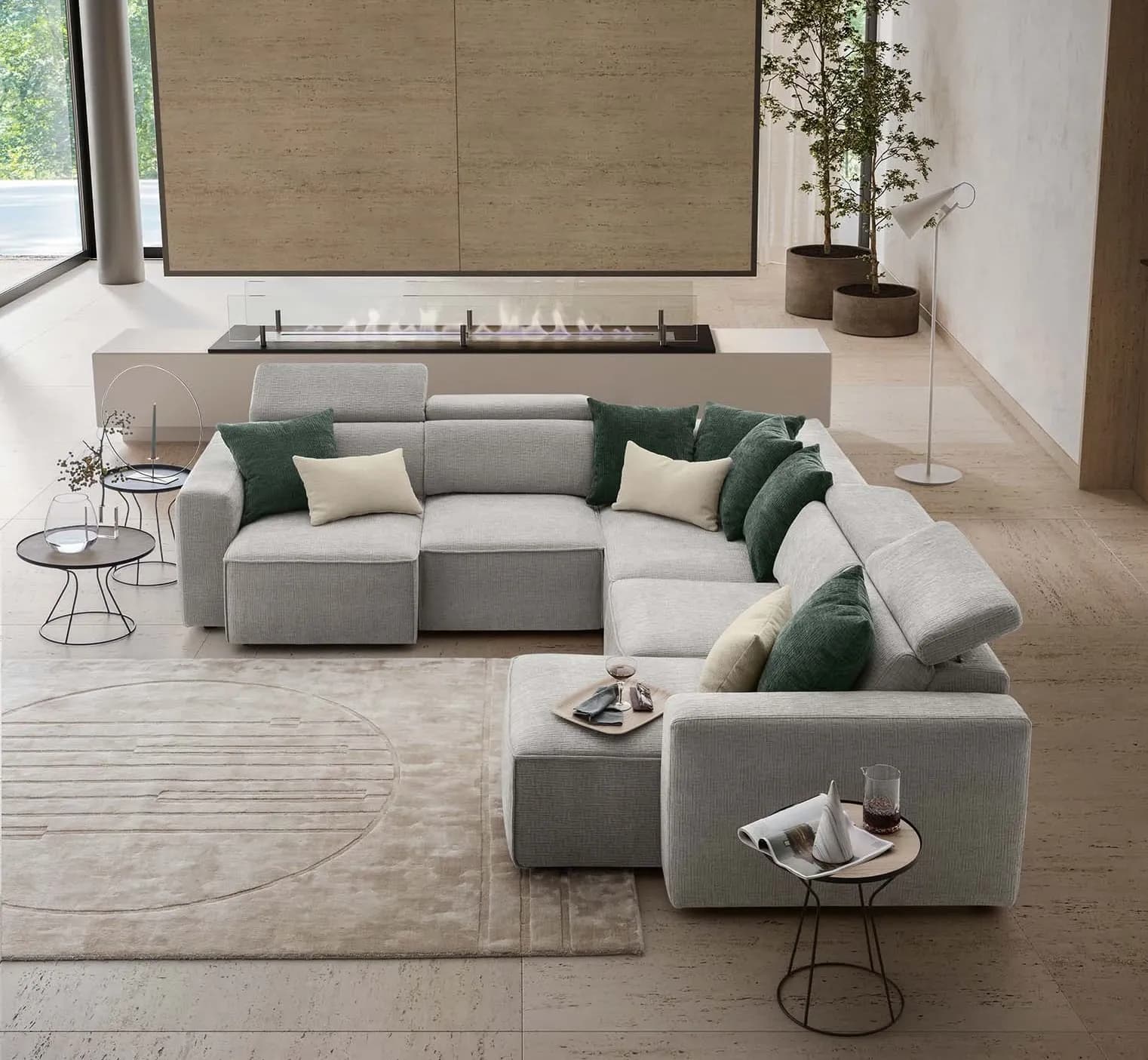 Divano angolare Hill Double di LeComfort – Comfort evoluto in super offerta outlet
