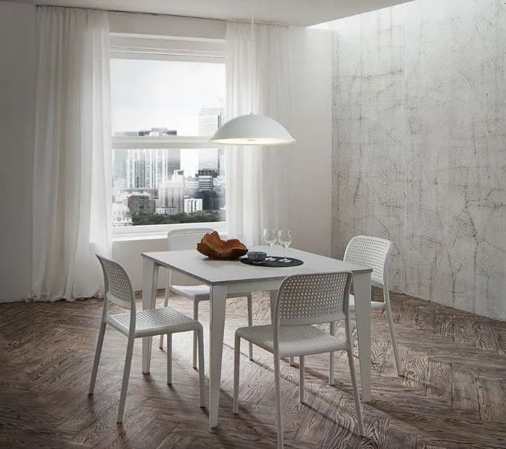 Tavolo Carlo Super La Primavera – Quadrato allungabile a prezzo Outlet