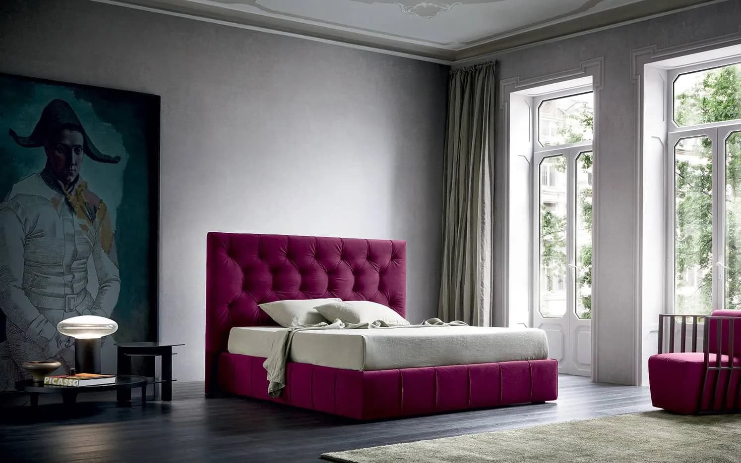 Letto Matrimoniale Hamilton con Contenitore by Felis – Offerta Outlet