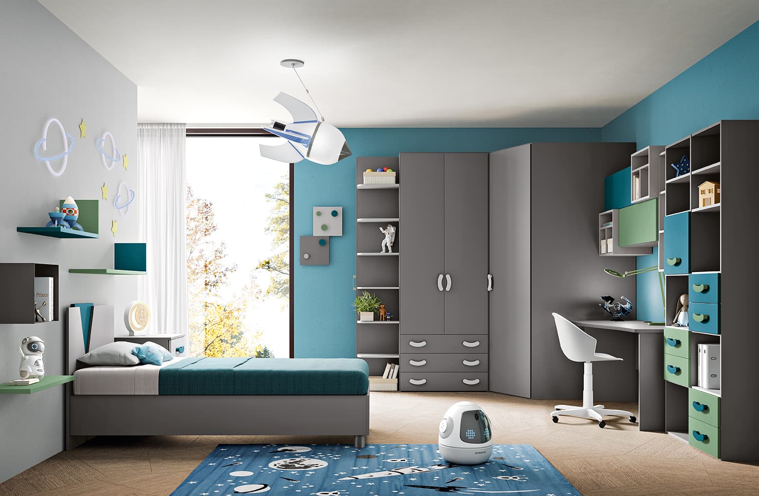 Cameretta Omnia 6.18: Qualità e Design per la Crescita dei Tuoi Bambini