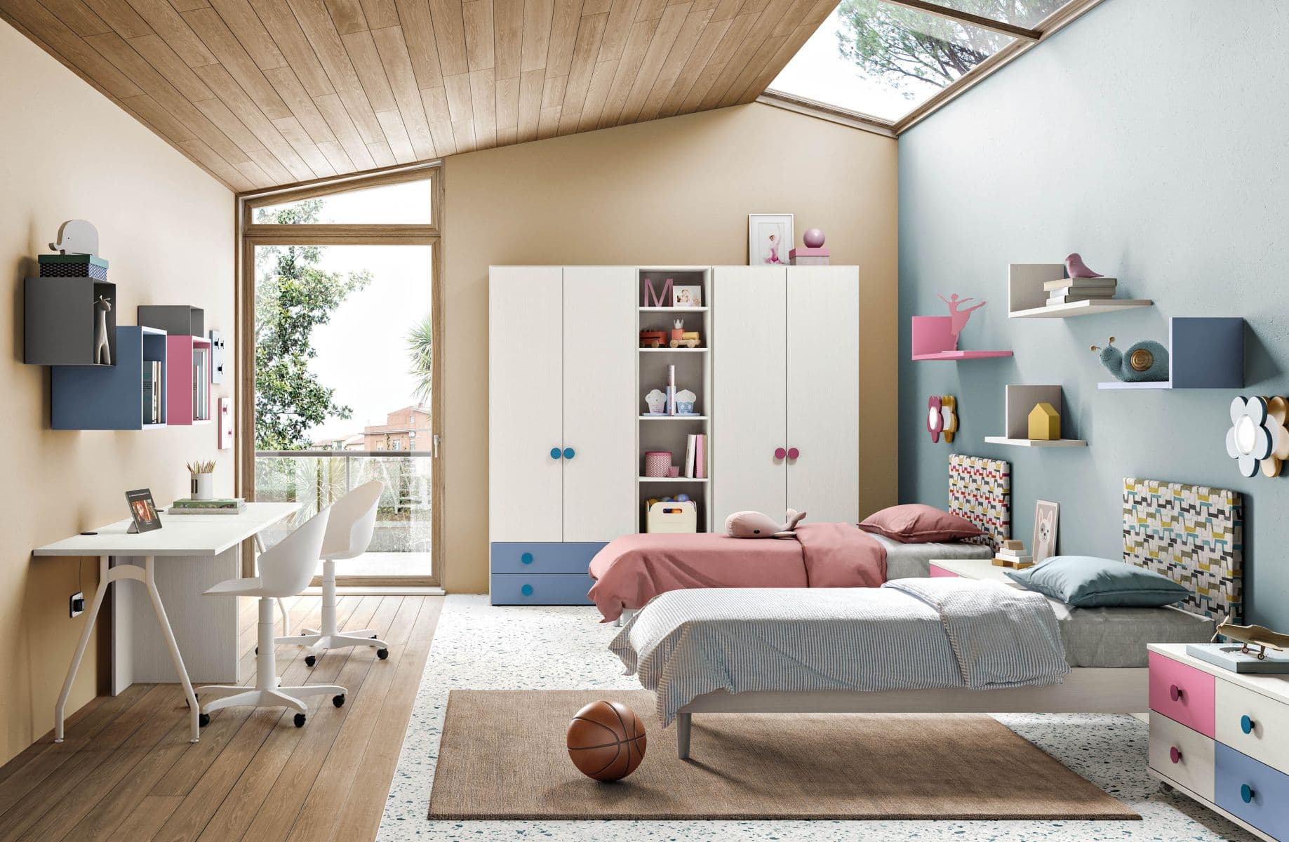 Cameretta Omnia 6.19: Un Mondo di Design e Qualità per i Bambini