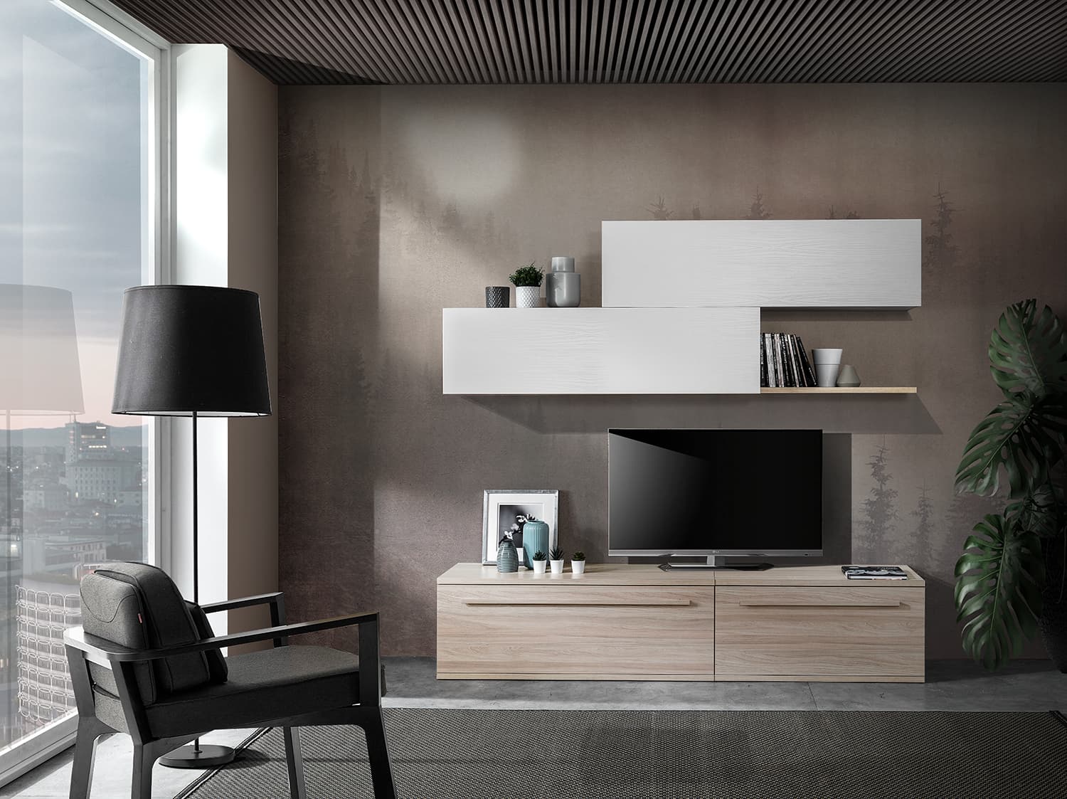 Soggiorno SG01: Eleganza e Funzionalità per il tuo Spazio