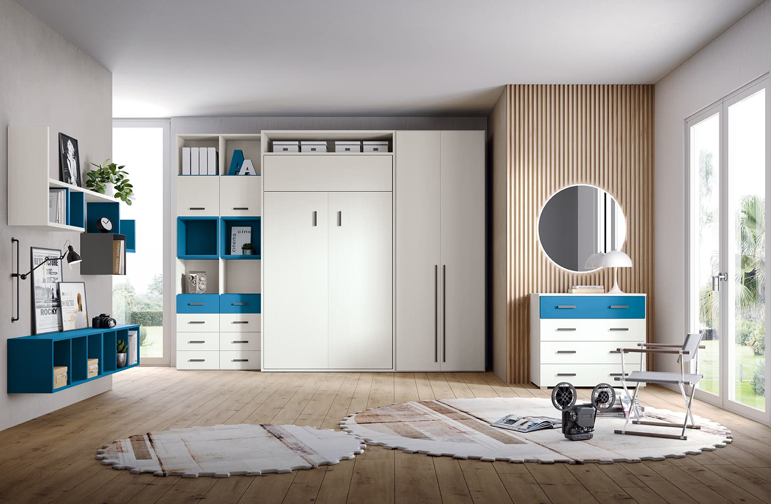 Cameretta Omnia 6.02: Stile, Funzionalità e Comfort per i Ragazzi