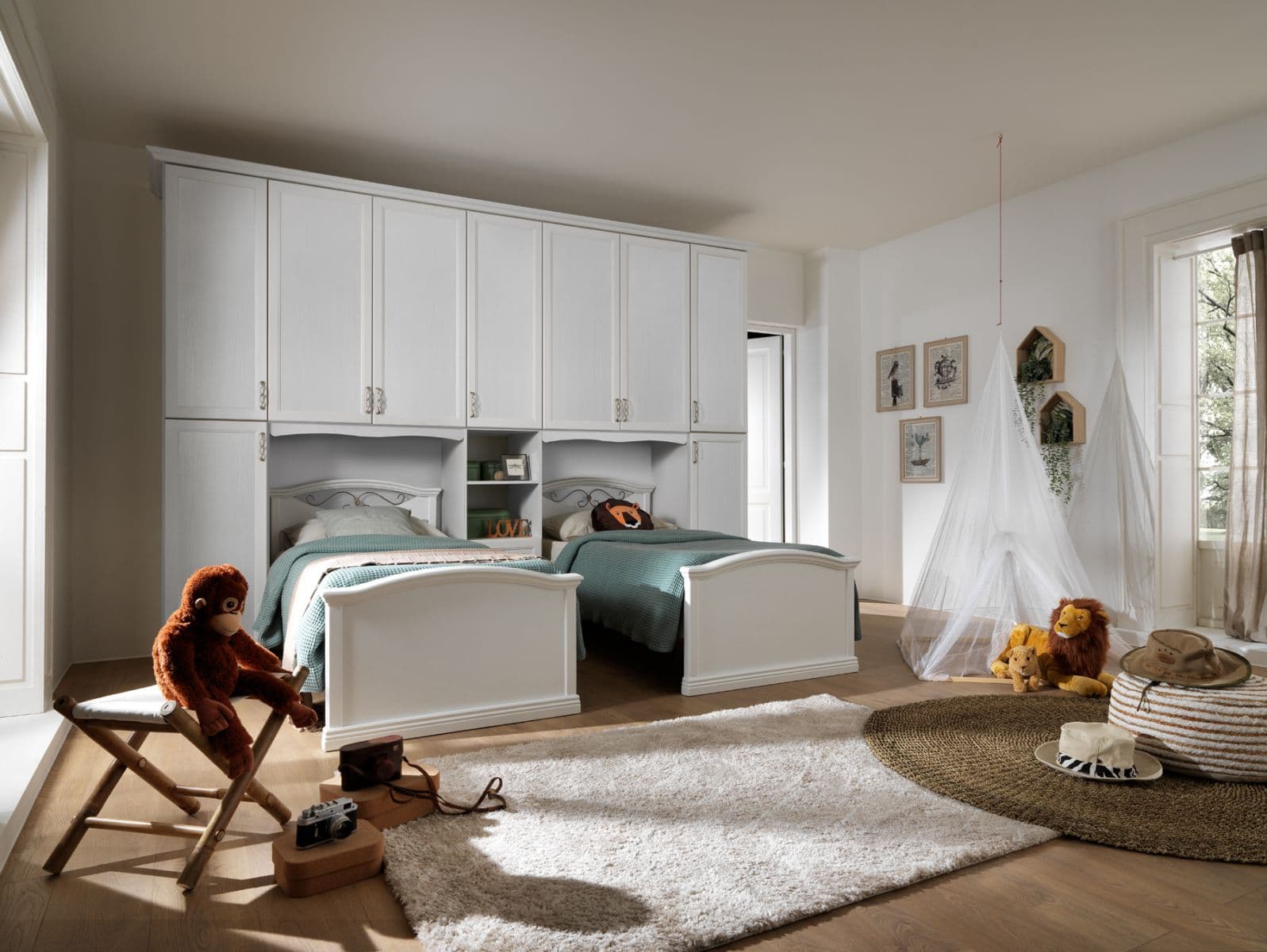 Cameretta Afrodite AF14: Classicità, Comfort e Armonia per i Bambini